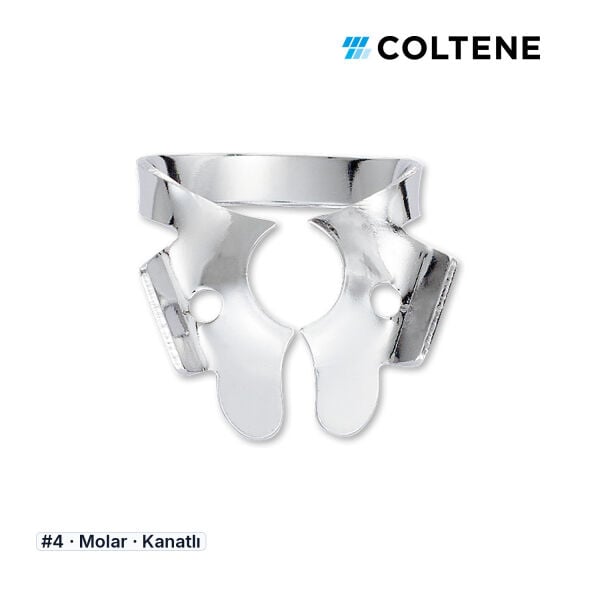 Coltene HySolate Gloss Kanatlı Rubber Dam Klempi, #4