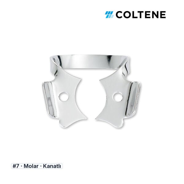 Coltene HySolate Gloss Kanatlı Rubber Dam Klempi, #7