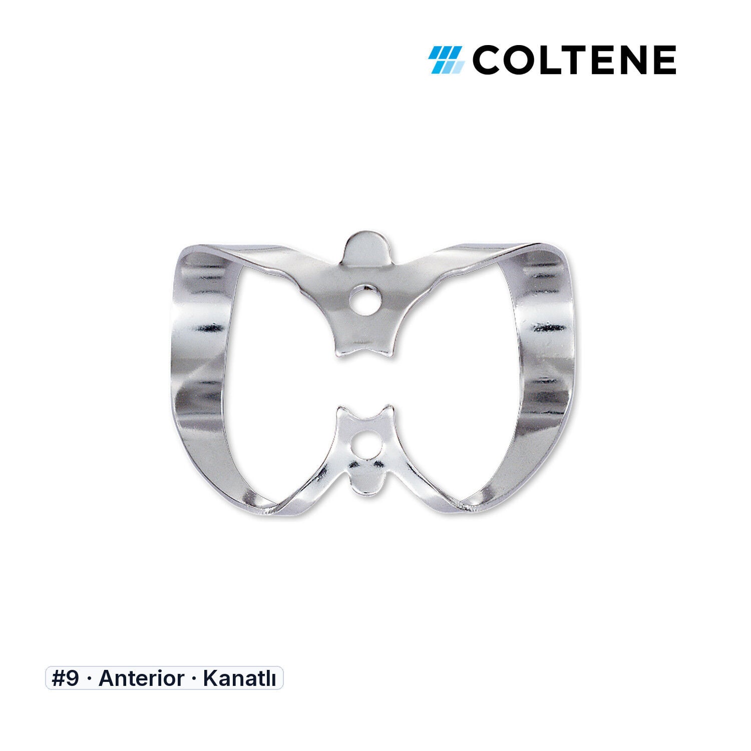 Coltene HySolate Gloss Kanatlı Rubber Dam Klempi, #9