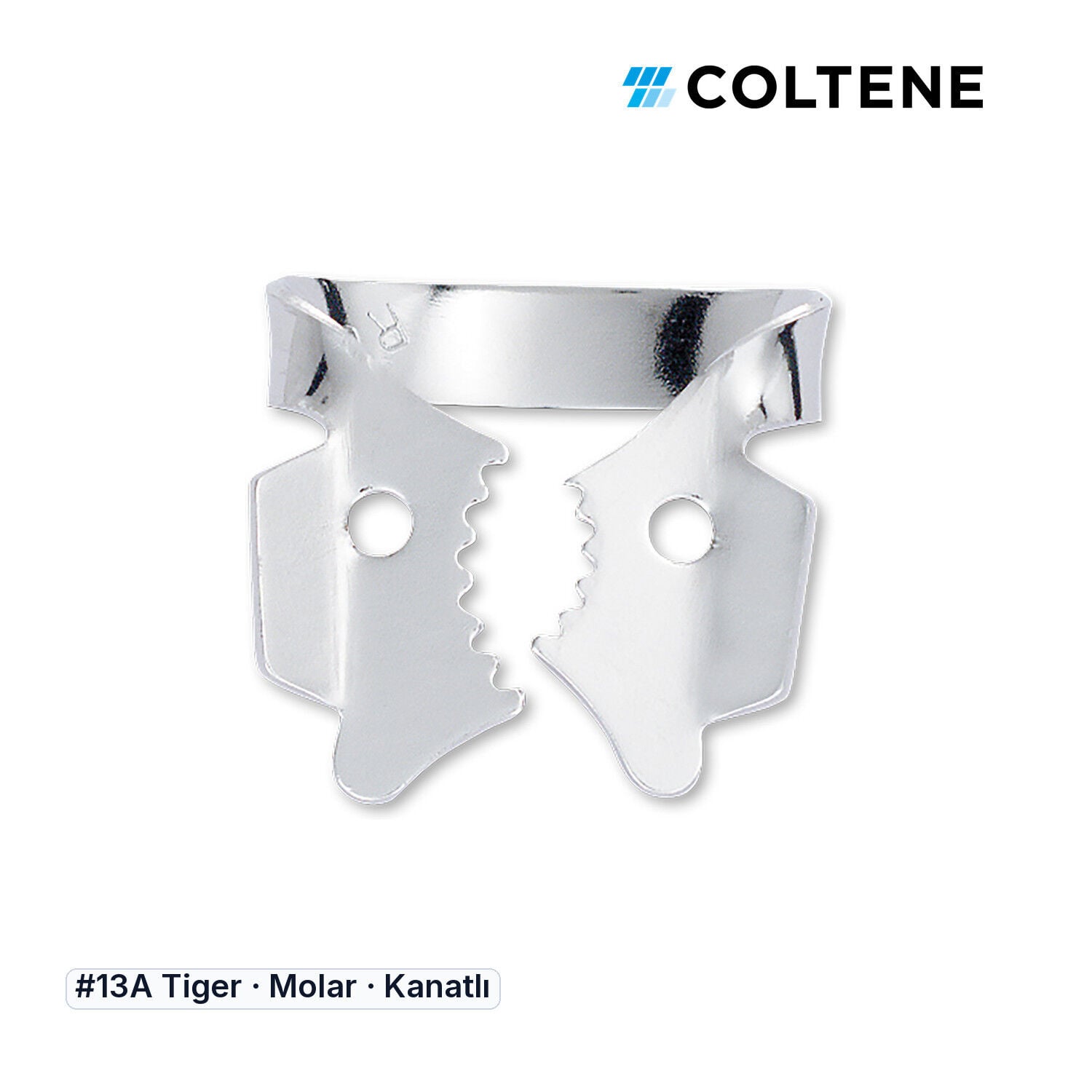 Coltene HySolate Gloss Kanatlı Rubber Dam Klempi, #13A