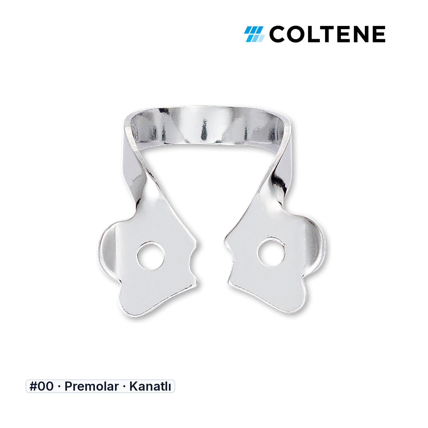Coltene HySolate Gloss Kanatlı Rubber Dam Klempi, #00