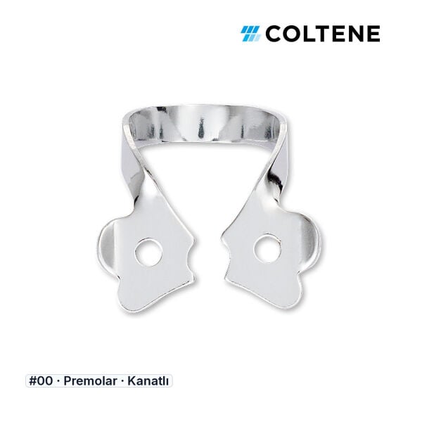 Coltene HySolate Gloss Kanatlı Rubber Dam Klempi, #00