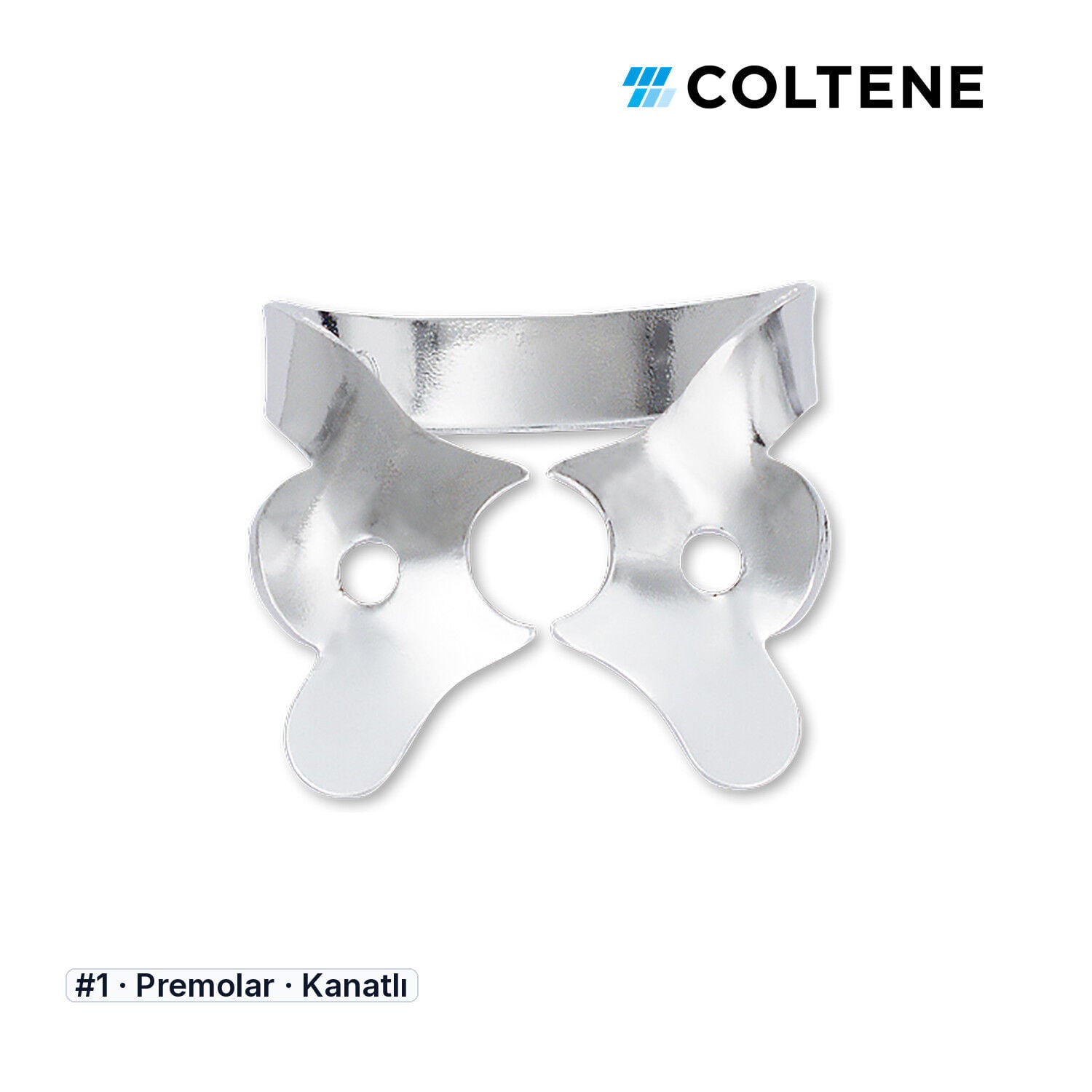 Coltene HySolate Gloss Kanatlı Rubber Dam Klempi, #1