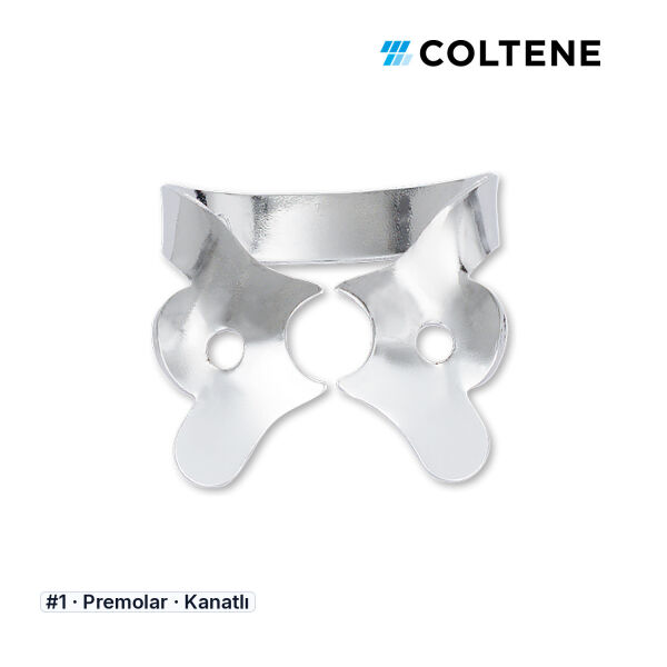 Coltene HySolate Gloss Kanatlı Rubber Dam Klempi, #1