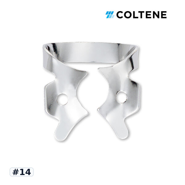 Coltene HySolate Gloss Kanatlı Rubber Dam Klempi #14