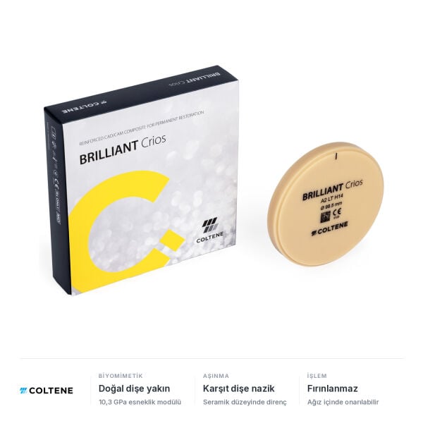 Coltene BRILLIANT Crios CAD/CAM Kompozit Disk, H14