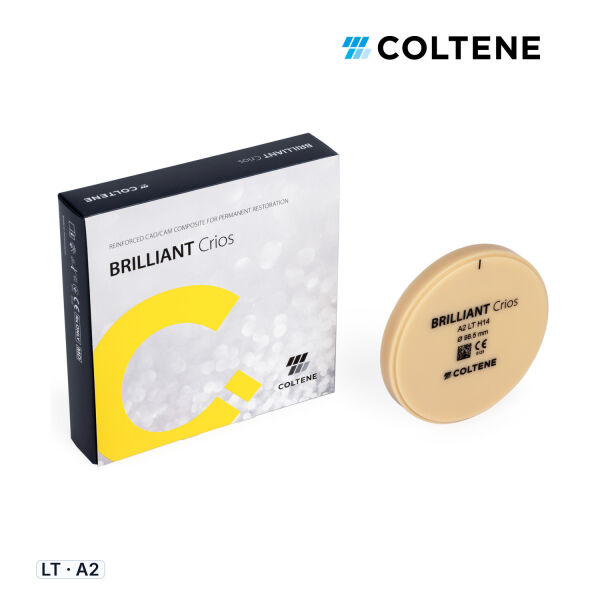 Coltene BRILLIANT Crios CAD/CAM Kompozit Disk, H14, LT - A2