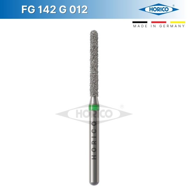 Silindir Elmas Frez - Horico FG 142 Yeşil - Coarse - 012
