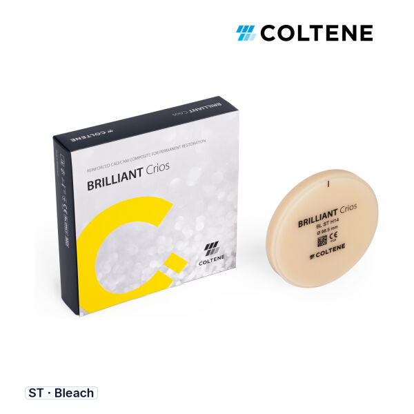 Coltene BRILLIANT Crios CAD/CAM Kompozit Disk, H14, ST - Bleach
