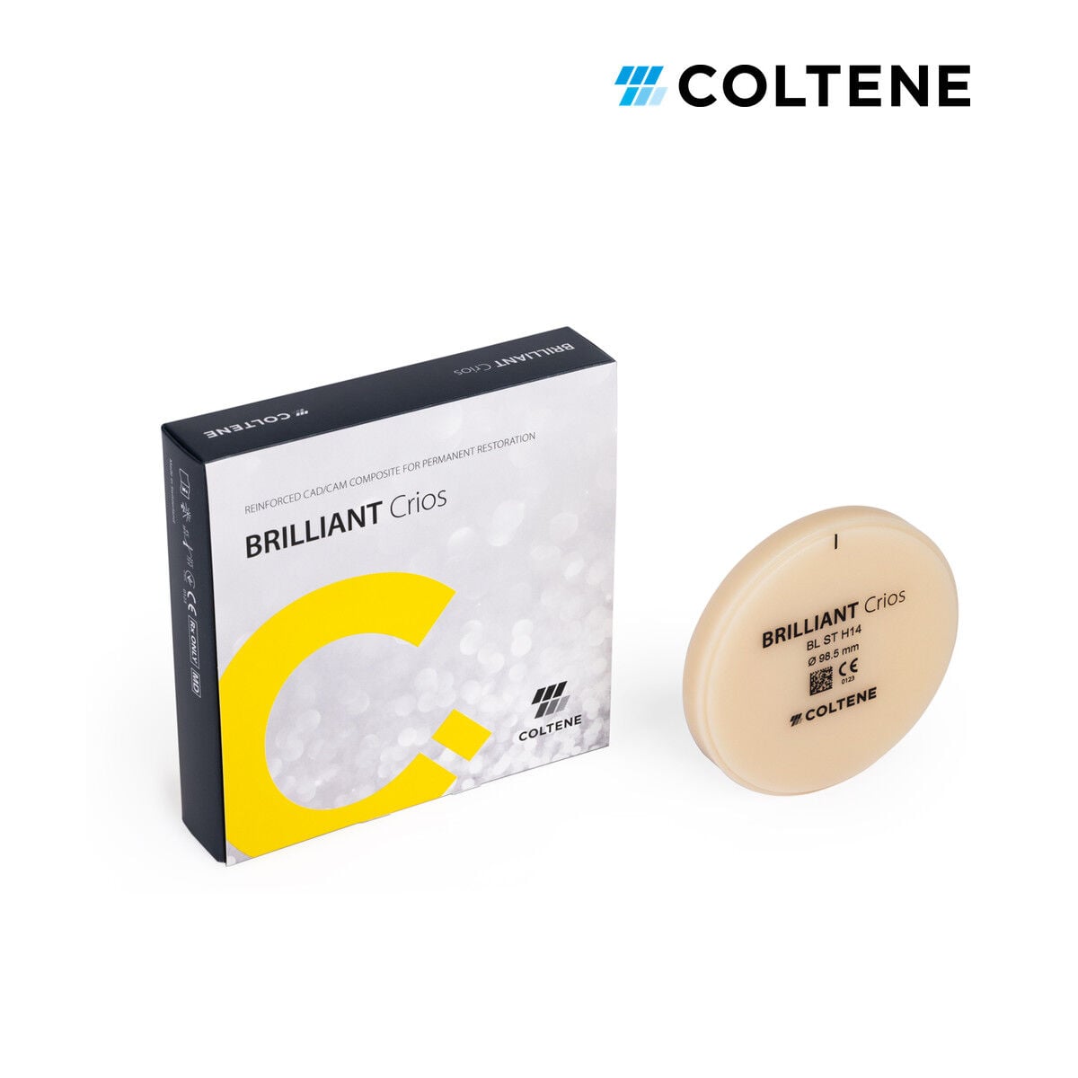 Coltene BRILLIANT Crios CAD/CAM Diski H14 — Bleach ST (60024179)