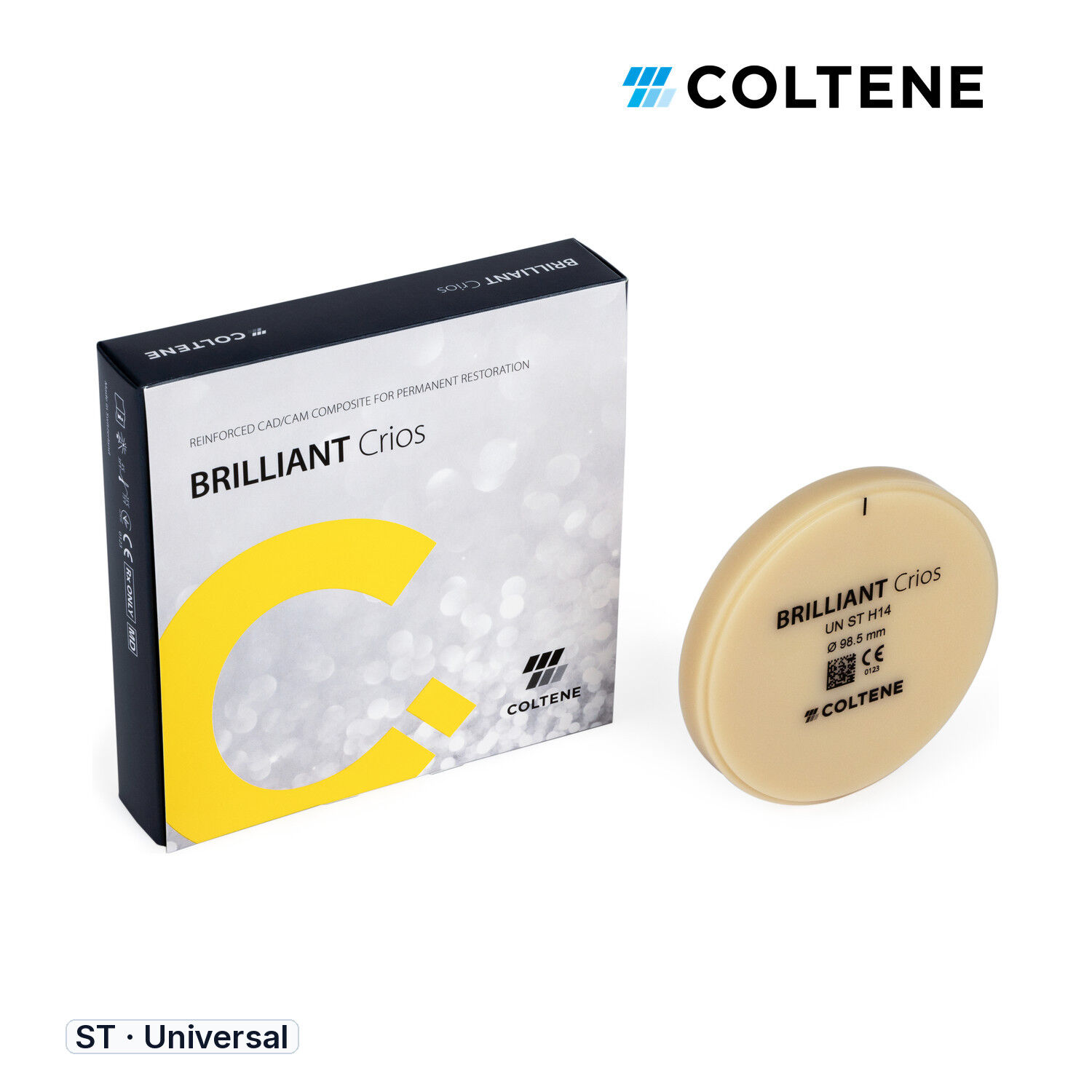 Coltene BRILLIANT Crios CAD/CAM Kompozit Disk, H14, ST - Universal