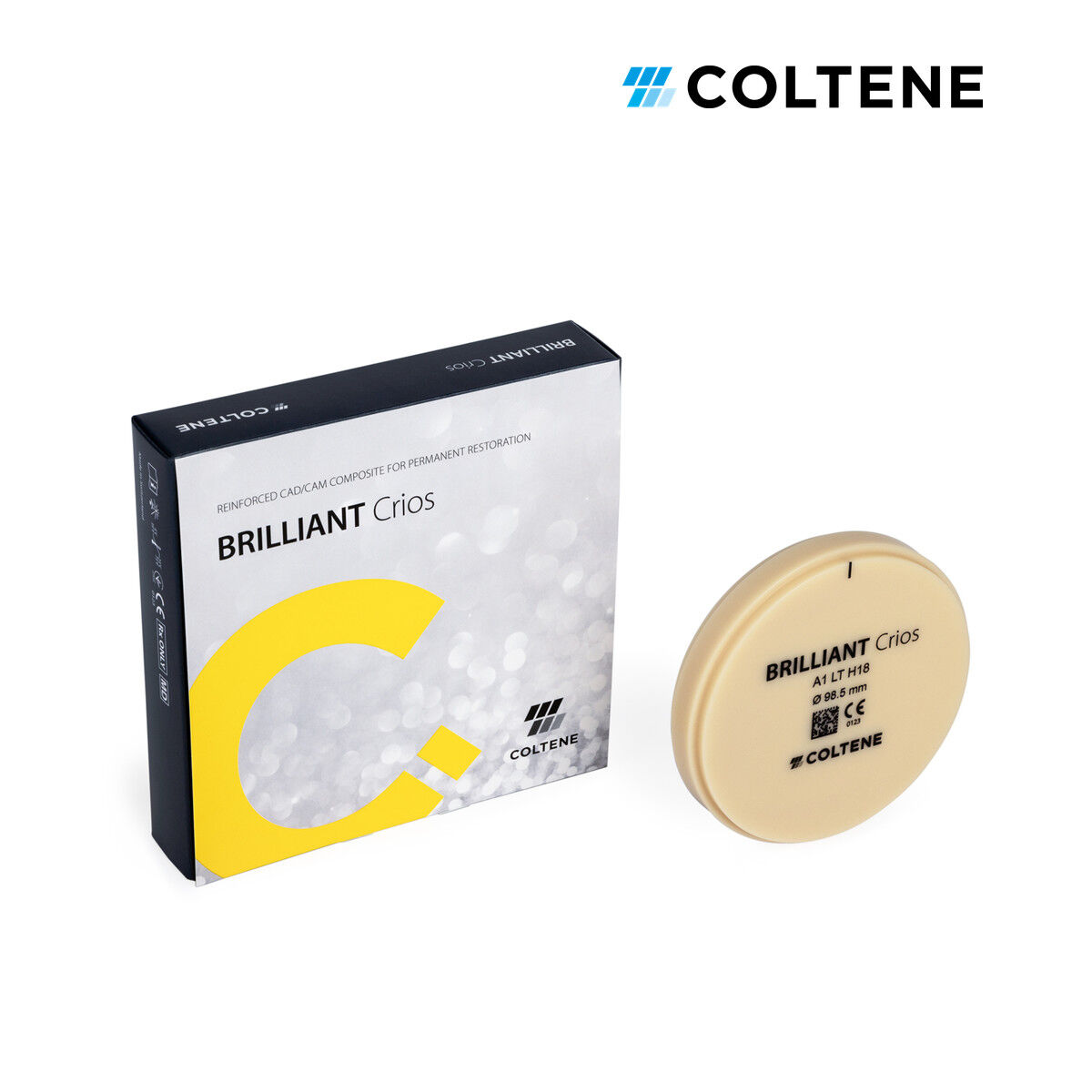 Coltene BRILLIANT Crios CAD/CAM Diski H18 — A1 LT (60022886)