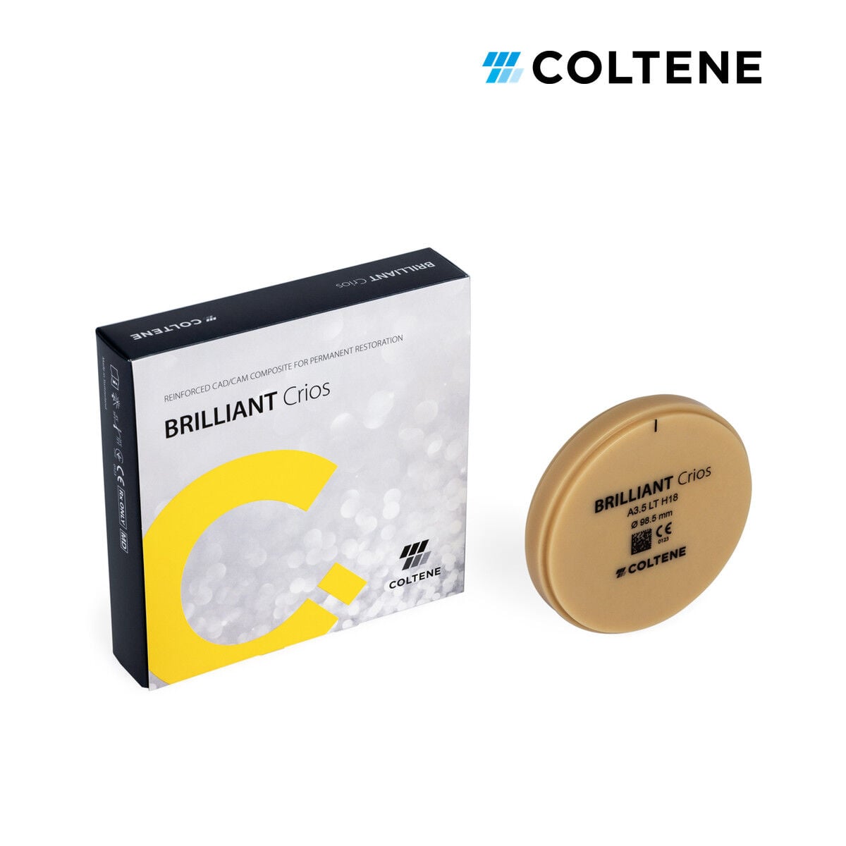 Coltene BRILLIANT Crios CAD/CAM Diski H18 — A3.5 LT (60022889)