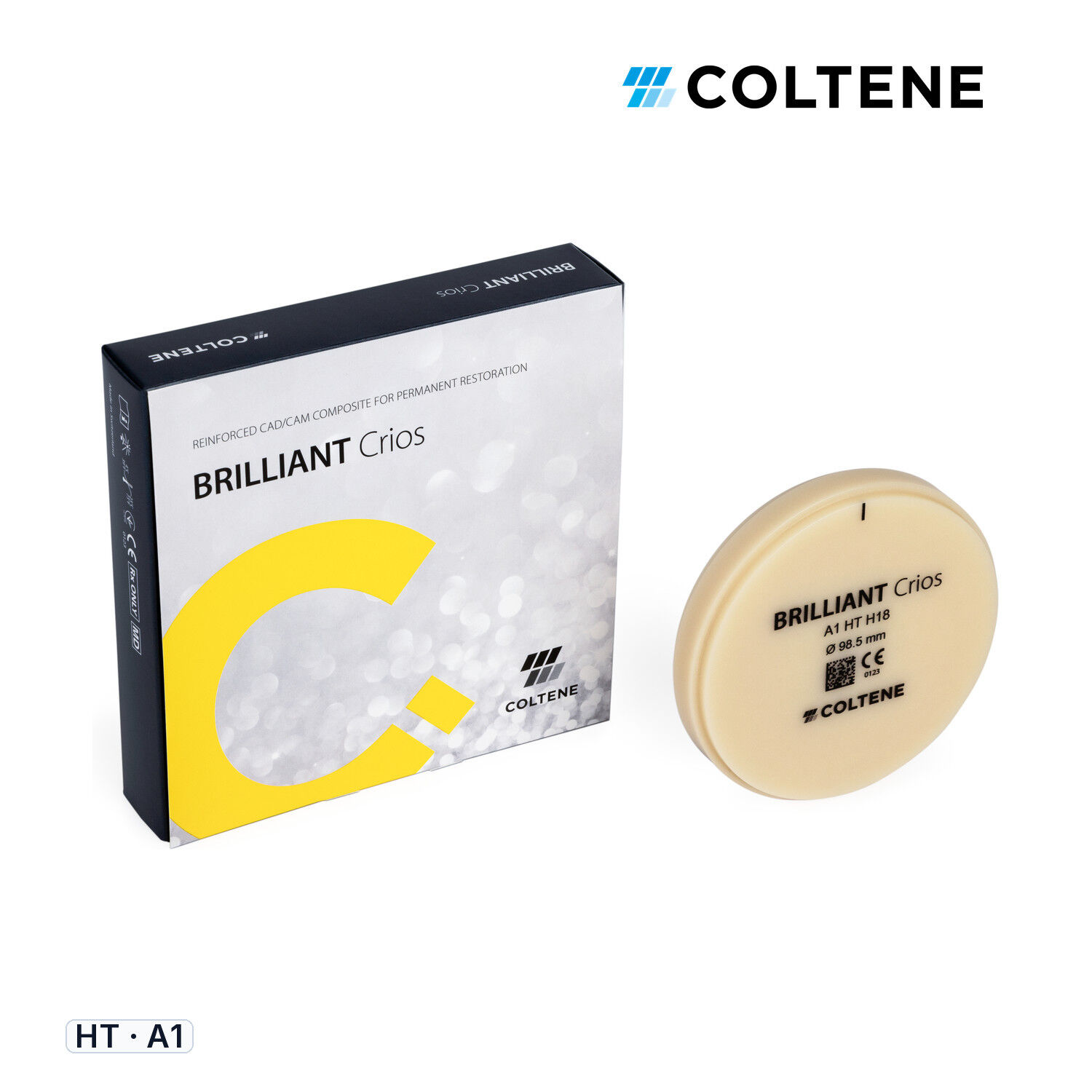 Coltene BRILLIANT Crios CAD/CAM Kompozit Disk, H18, HT - A1