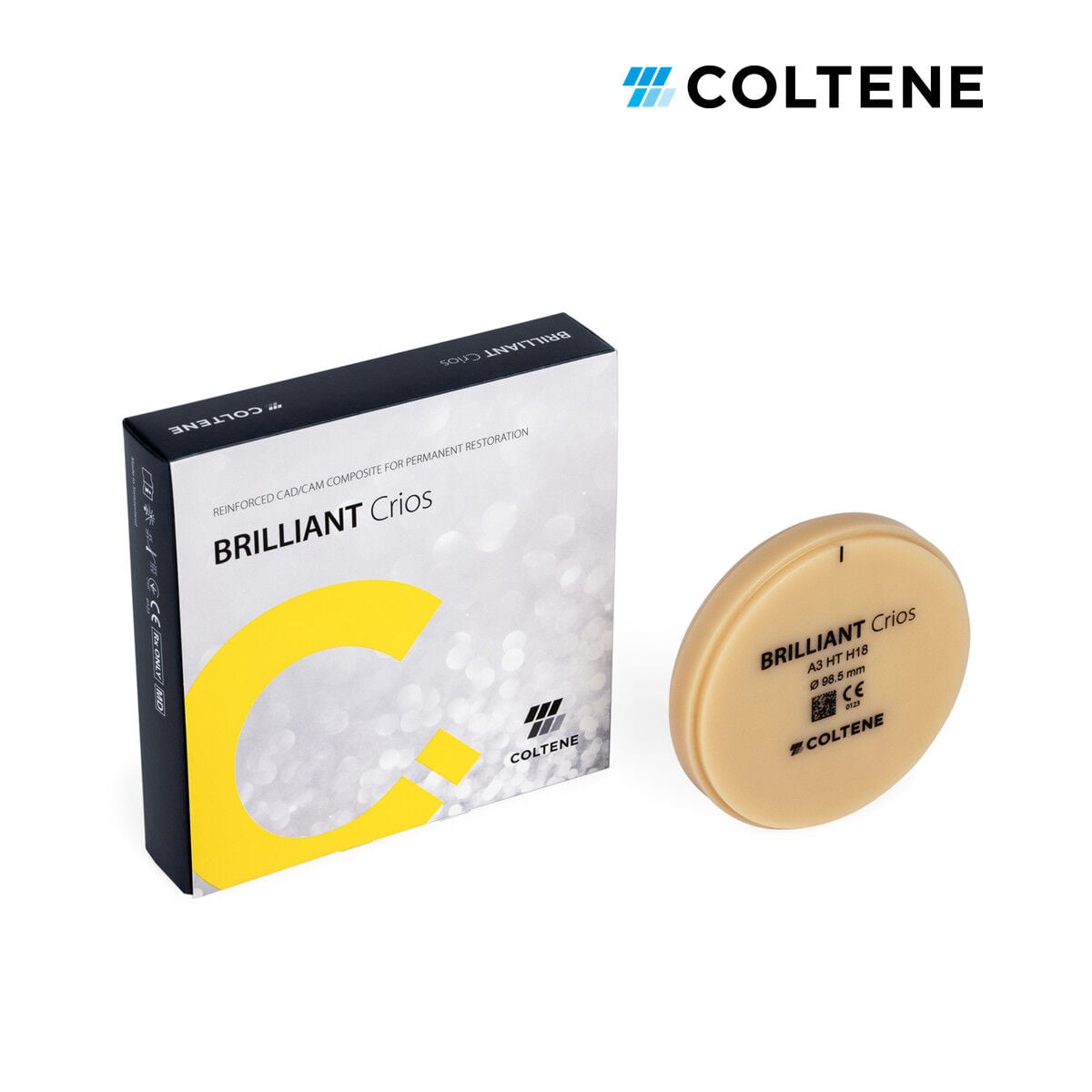 Coltene BRILLIANT Crios CAD/CAM Diski H18 — A3 HT (60022896)