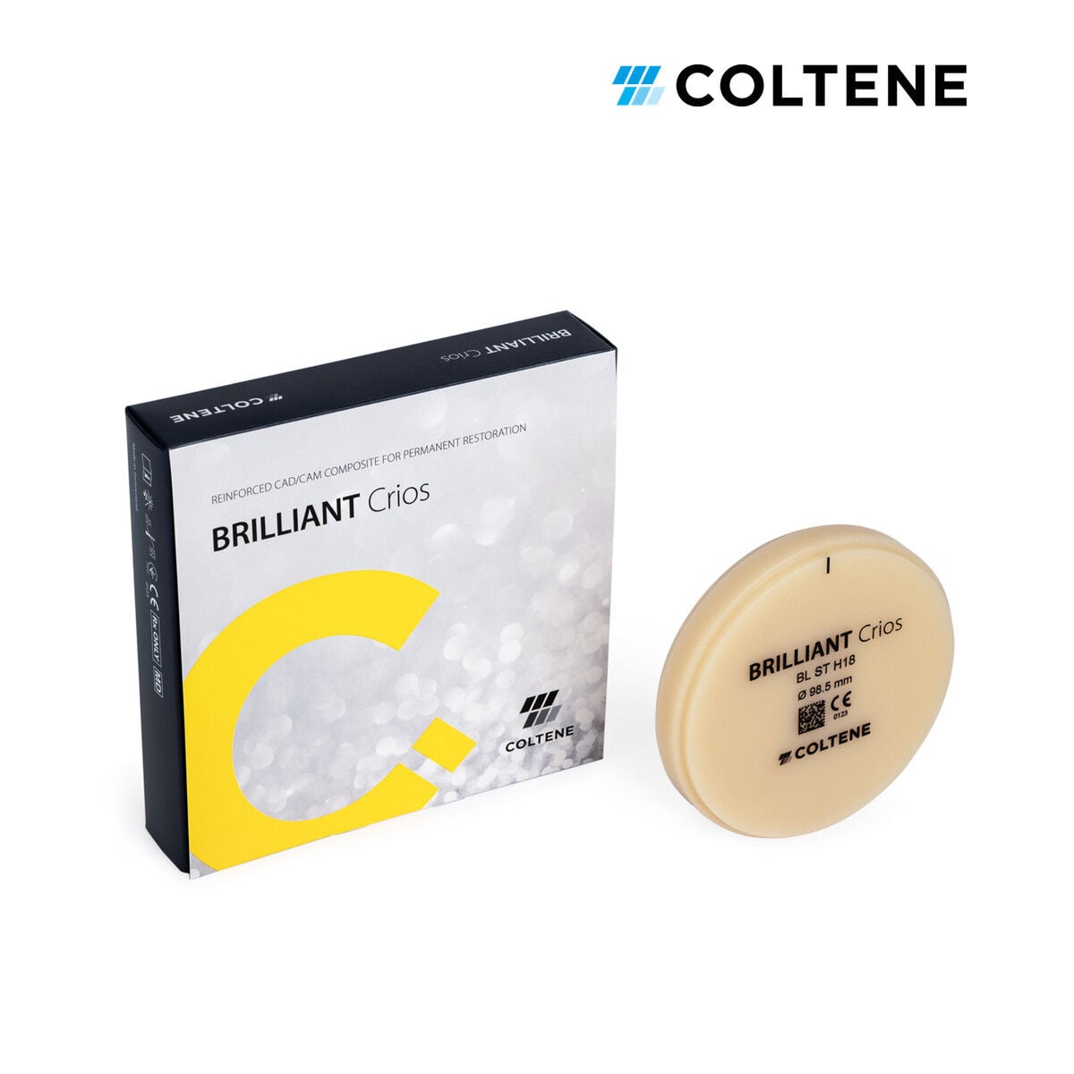 Coltene BRILLIANT Crios CAD/CAM Diski H18 — Bleach ST (60024177)