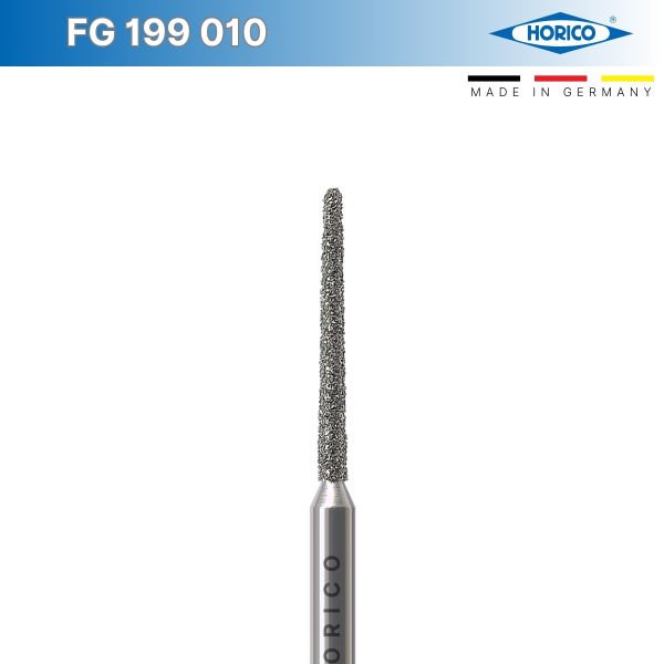 Konik Yuvarlak Uç Frez - Horico FG 199 Mavi - Normal - 010