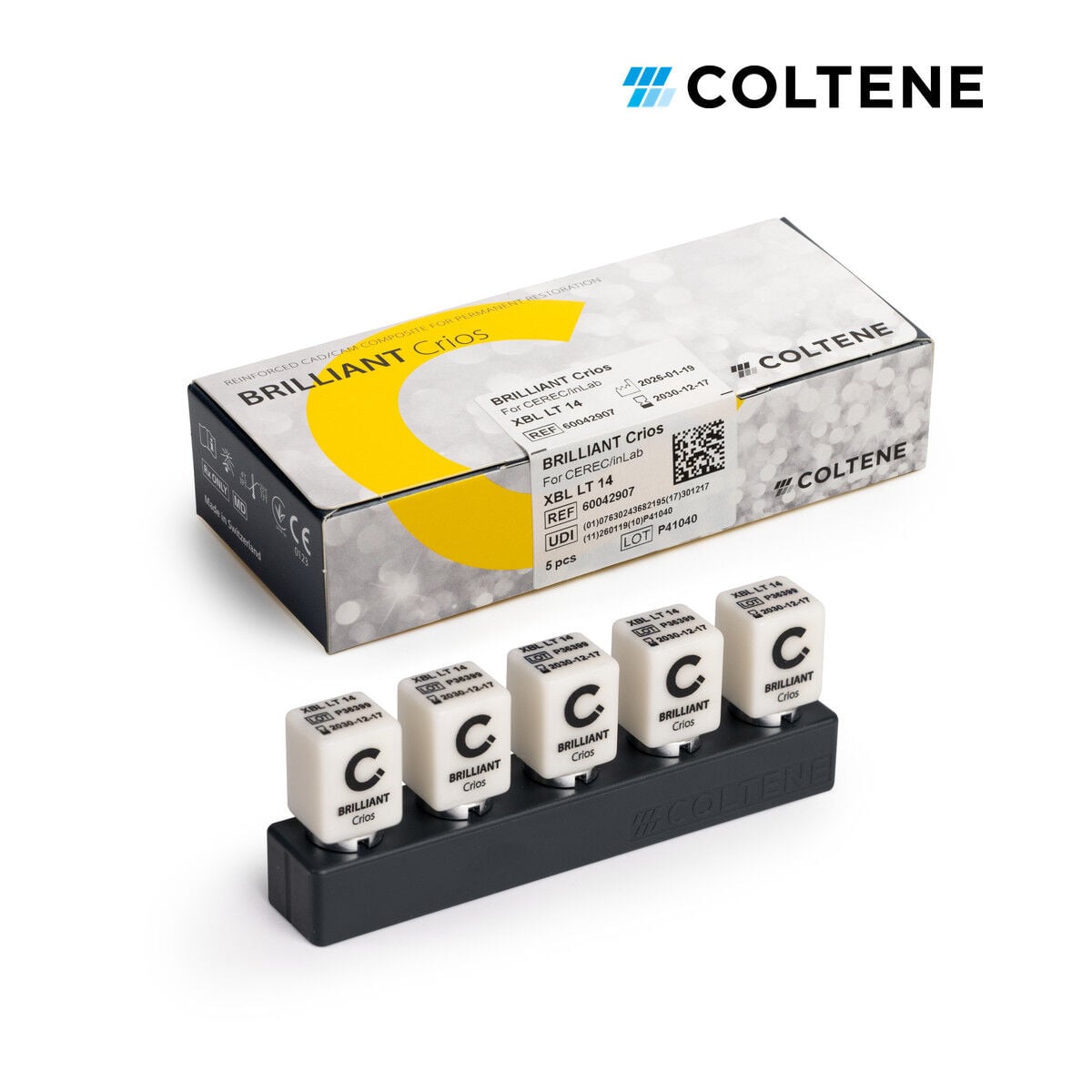 Coltene BRILLIANT Crios CAD/CAM Bloğu CEREC 14 — XBL LT (60042907)