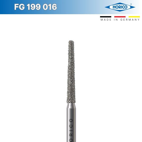 Konik Yuvarlak Uç Frez - Horico FG 199 Mavi - Normal - 016