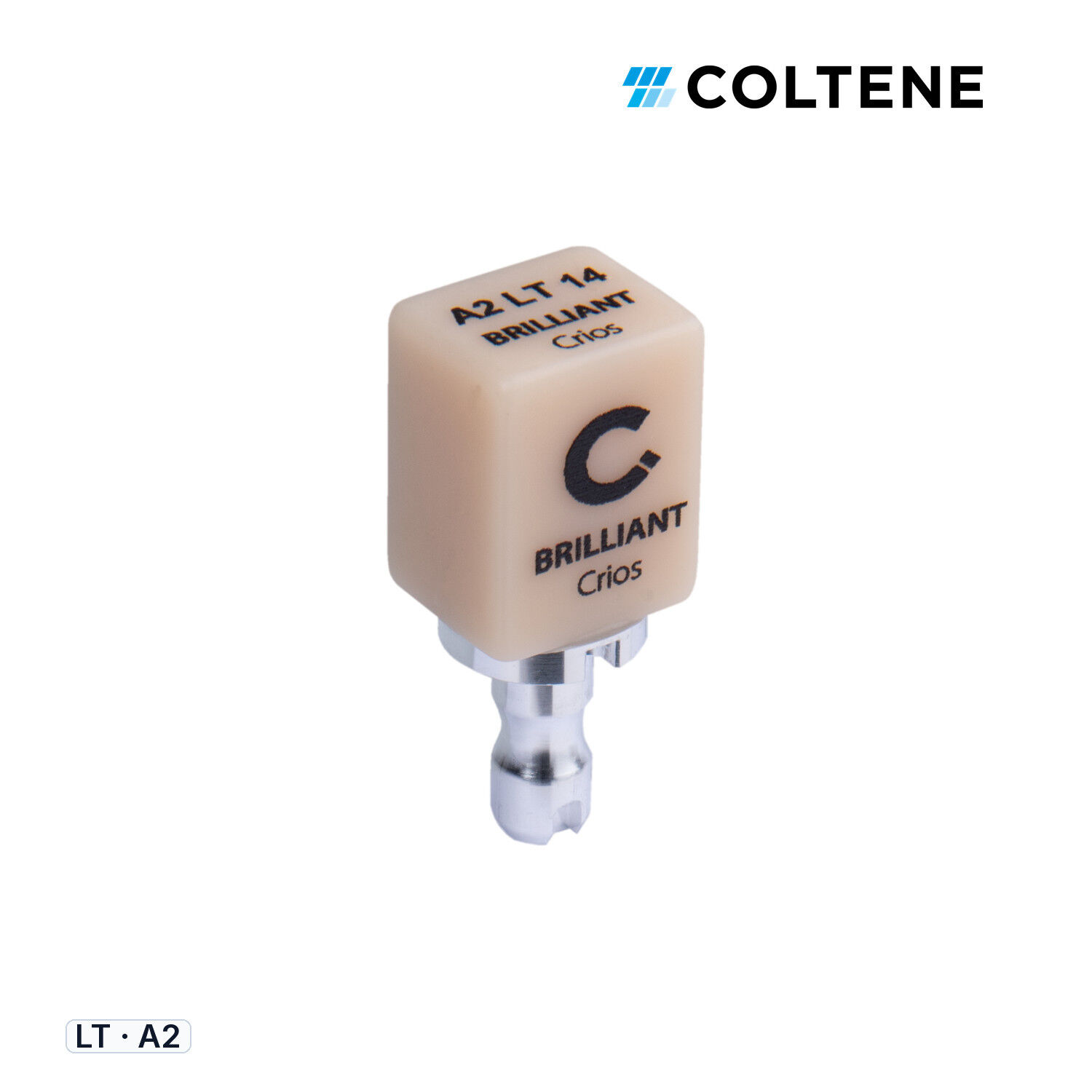 Coltene BRILLIANT Crios CAD/CAM Kompozit Blok, CEREC 14, LT - A2