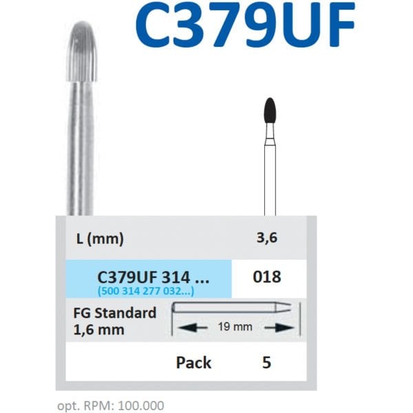 Carbide Bitim Frezi (30 Bıçaklı) - Horico C 379UF