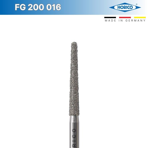 Konik Yuvarlak Uç Frez - Horico FG 200 Mavi - Normal - 016