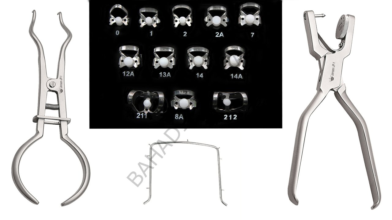 Rubber Dam Set (Delici, Taşıyıcı, Çerçeve, 12 Klemp)