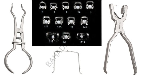 Rubber Dam Set (Delici, Taşıyıcı, Çerçeve, 12 Klemp)