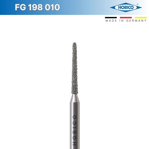 Konik Yuvarlak Uç Frez - Horico FG 198 Mavi - Normal - 010