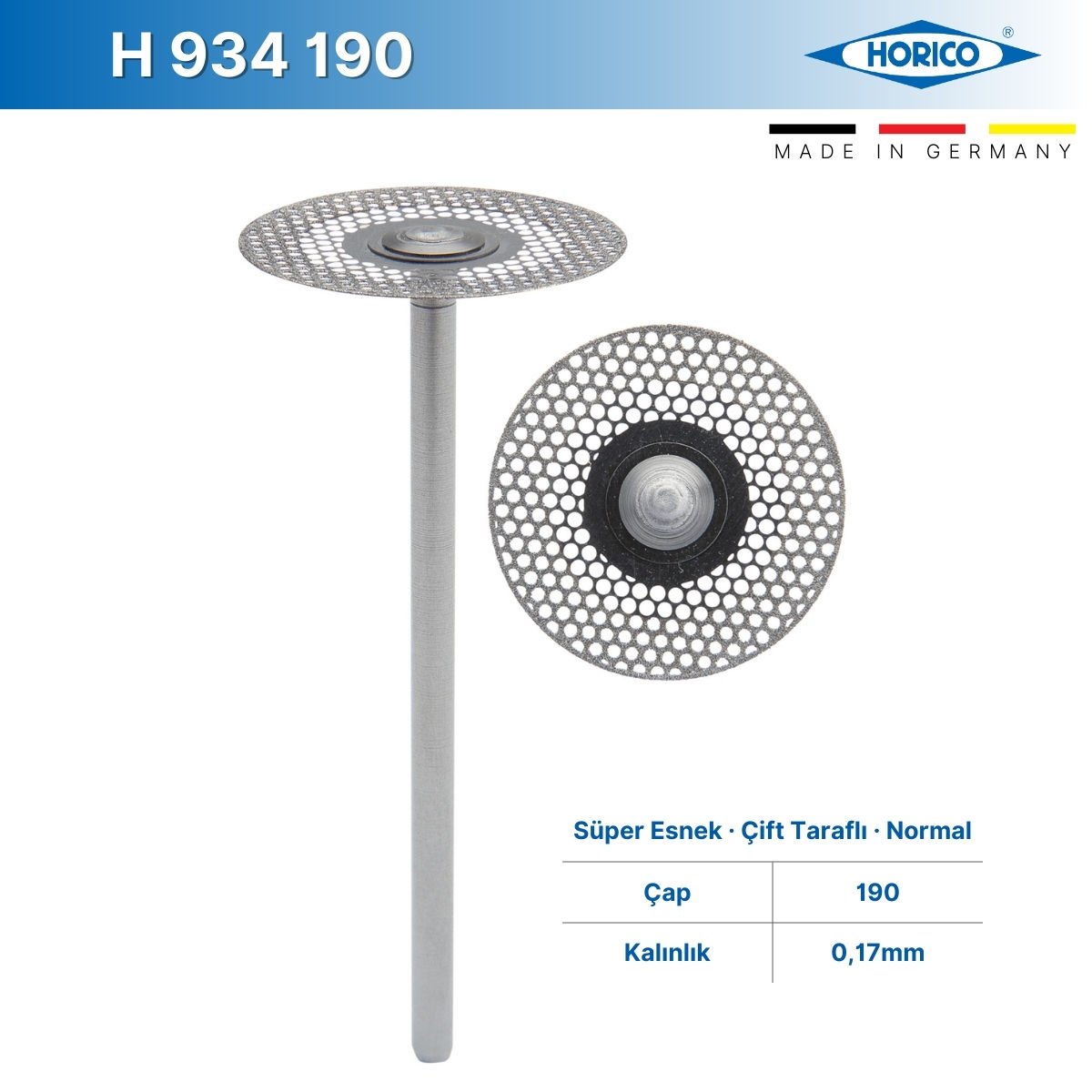 Süper Esnek Elmas Separe - Normal - Horico H 934 190