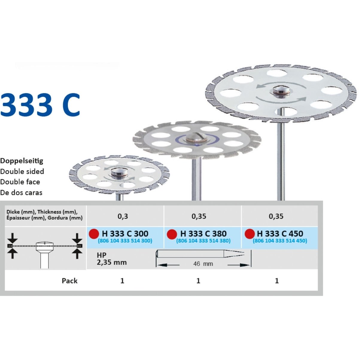 Alçı Separesi - Fine - Horico - H 333