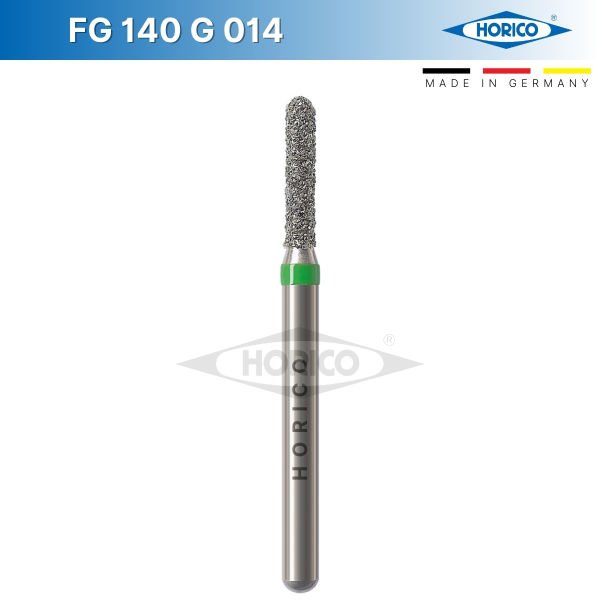 Silindir Elmas Frez - Horico FG 140 Yeşil - Coarse - 014