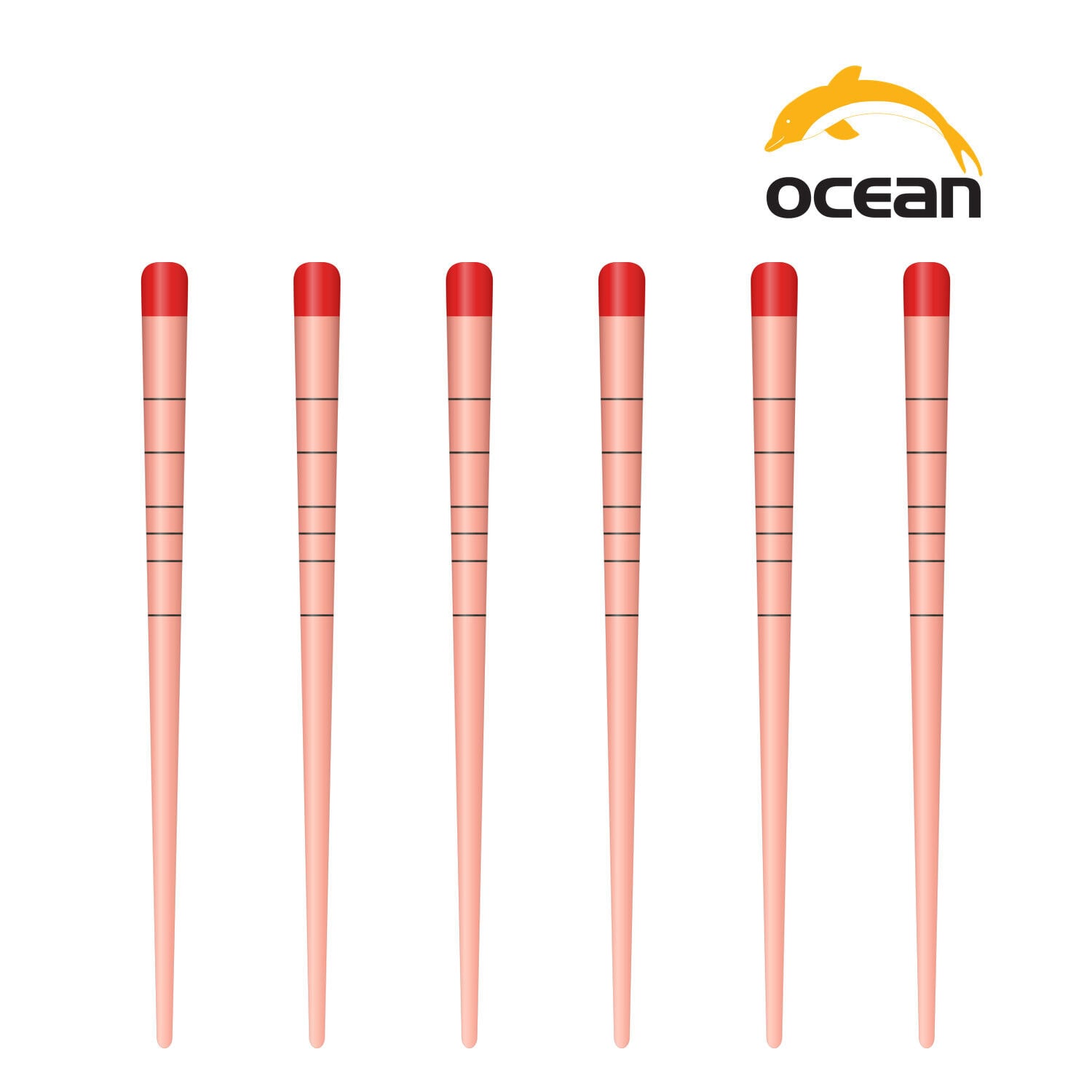 Ocean Gutta Percha .04 ISO 55, kırmızı ISO renk kodu