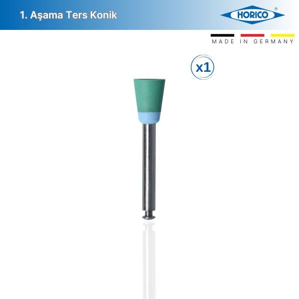 ZrO2 Zirkon Parlatma Lastiği Ters Konik - 1. Aşama