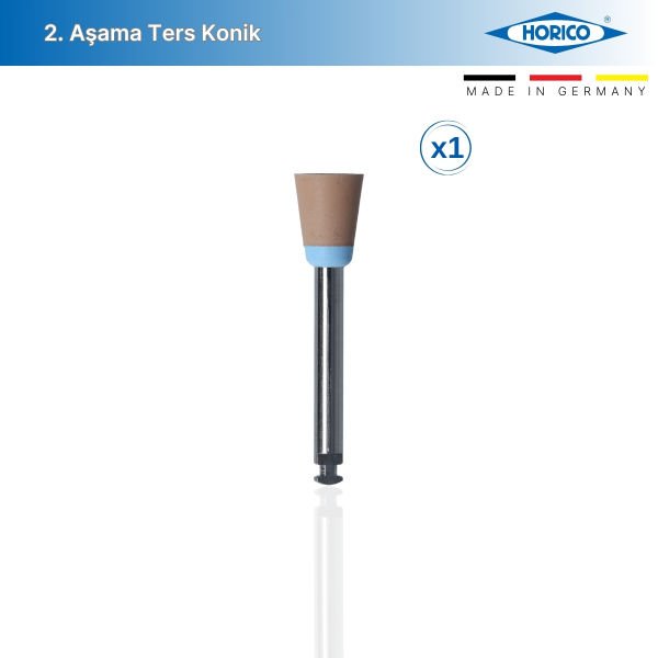 ZrO2 Zirkon Parlatma Lastiği Ters Konik - 2. Aşama