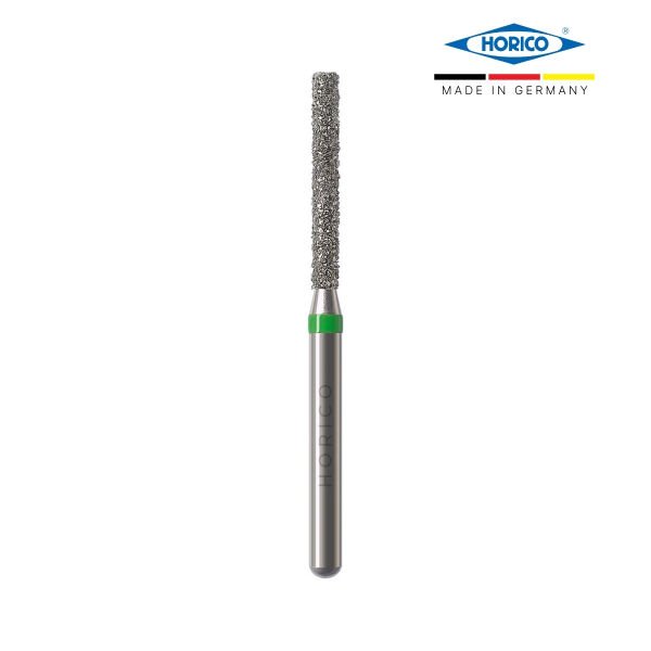HORICO Silindir Fissür Elmas Frez - FG 112 Yeşil - Coarse - 012