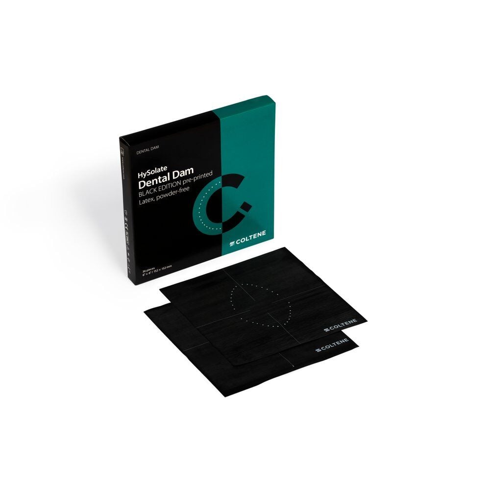 HySolate Black Edition Rubber Dam Lastiği, 152×152 mm, Siyah, İnce (60031351)