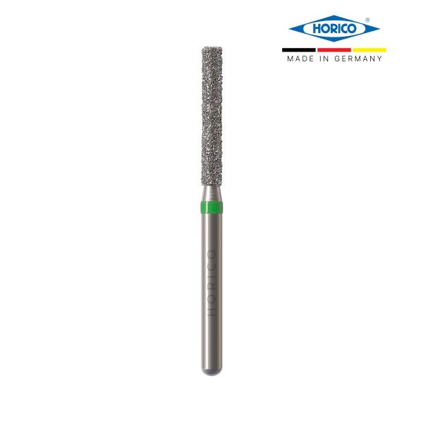 HORICO Silindir Fissür Elmas Frez - FG 112 Yeşil - Coarse - 014