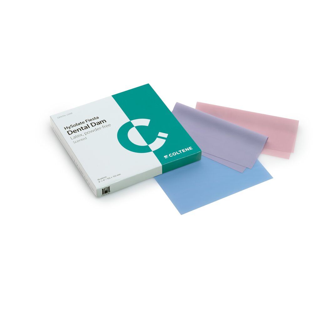 HySolate Fiesta Rubber Dam Lastiği, 152×152 mm, Karışık, Orta (60034436)