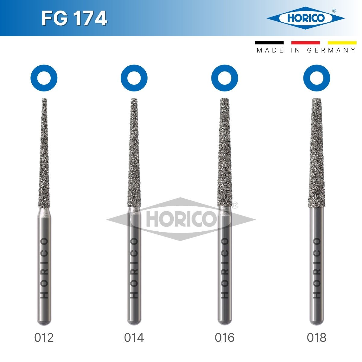 Konik Düz Uç Frez - FG 174