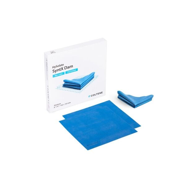 HySolate SyntX Non-Lateks Rubber Dam Lastiği, ölçü ve kalınlık seçenekleri