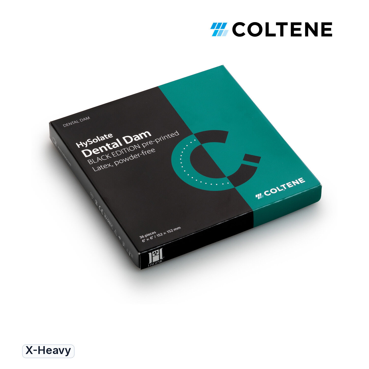 Coltene HySolate Black Edition Rubber Dam Lastiği, X-Heavy