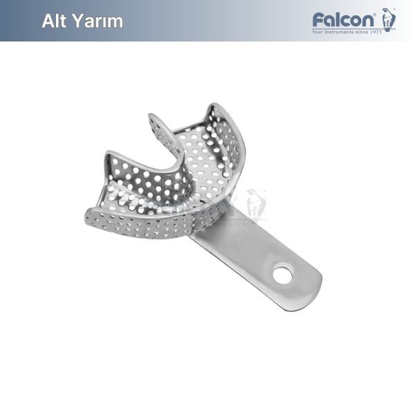 Dişli Delikli Yarım Kaşık Alt Yarım