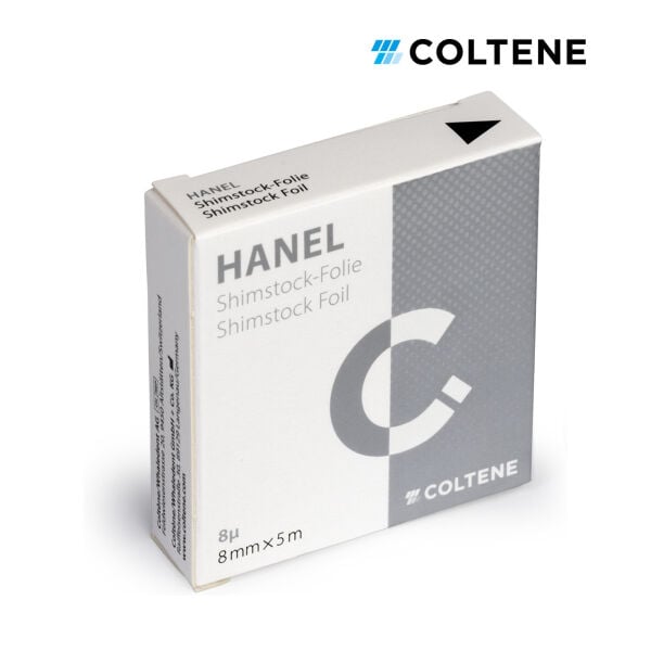 Coltene Hanel Shimstock folyosu 8 µ, 8 mm × 5 m (ambalaj)