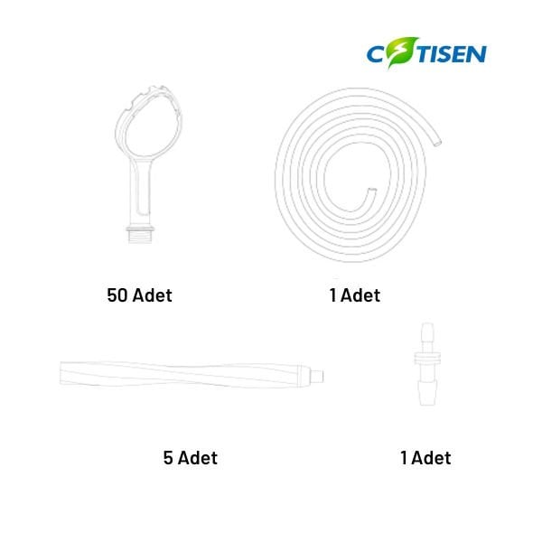 AeroView™ Aspirasyonlu Tedavi Aynası (50 Adet)