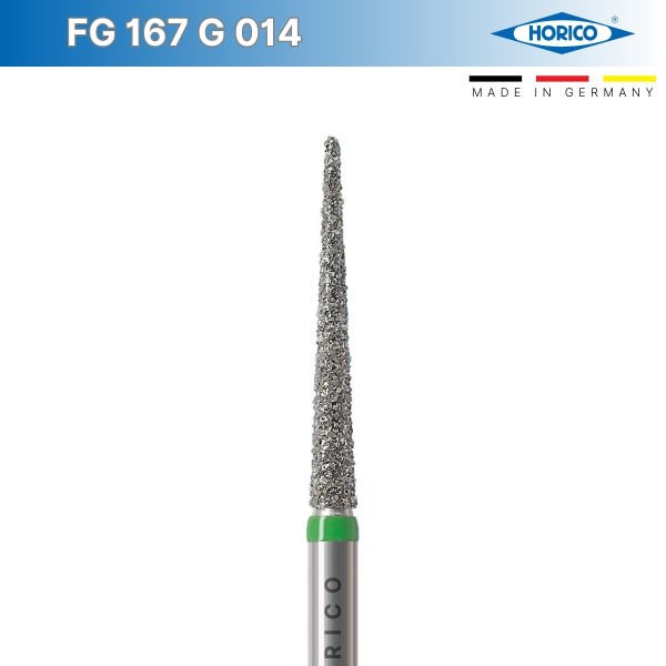 Alev Uç Elmas Frez - FG 167 Yeşil - Coarse - 014