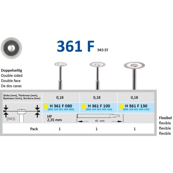 Juniorflex® Elmas Separe - X-Fine H 361 F 100