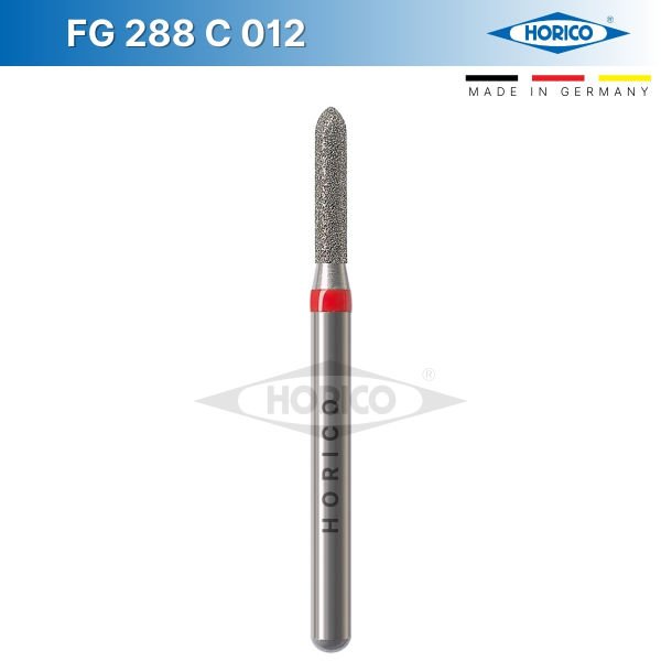 Torpedo Elmas Frez - Horico FG 288 Kırmızı - Fine - 012
