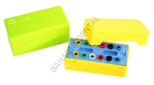 Endobox - Poly Carbon Sarı Renk (Gutta-Paper için 12 Hazneli)