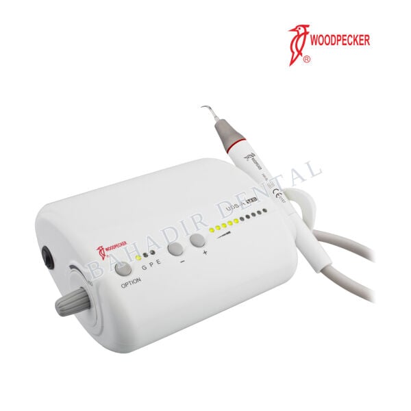 Woodpecker UDS-A LED kavitron ve LED ışıklı el parçası, yandan